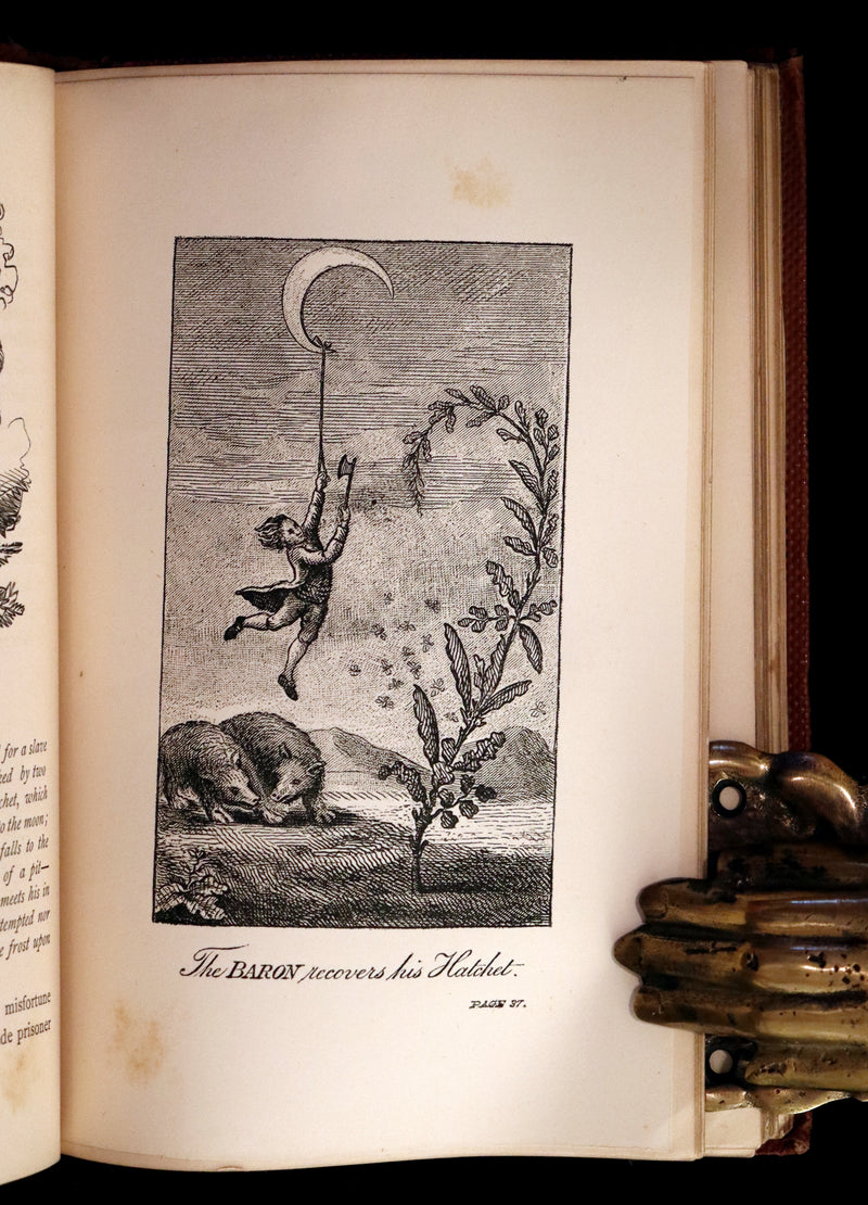 1859 Rare Edition - Travels & Adventures of Baron Munchausen, Extra-Illustrated.