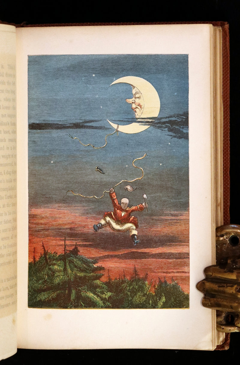 1859 Rare Edition - Travels & Adventures of Baron Munchausen, Extra-Illustrated.