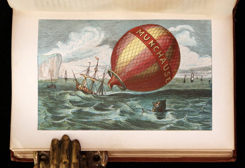 1859 Rare Edition - Travels & Adventures of Baron Munchausen, Extra-Illustrated.
