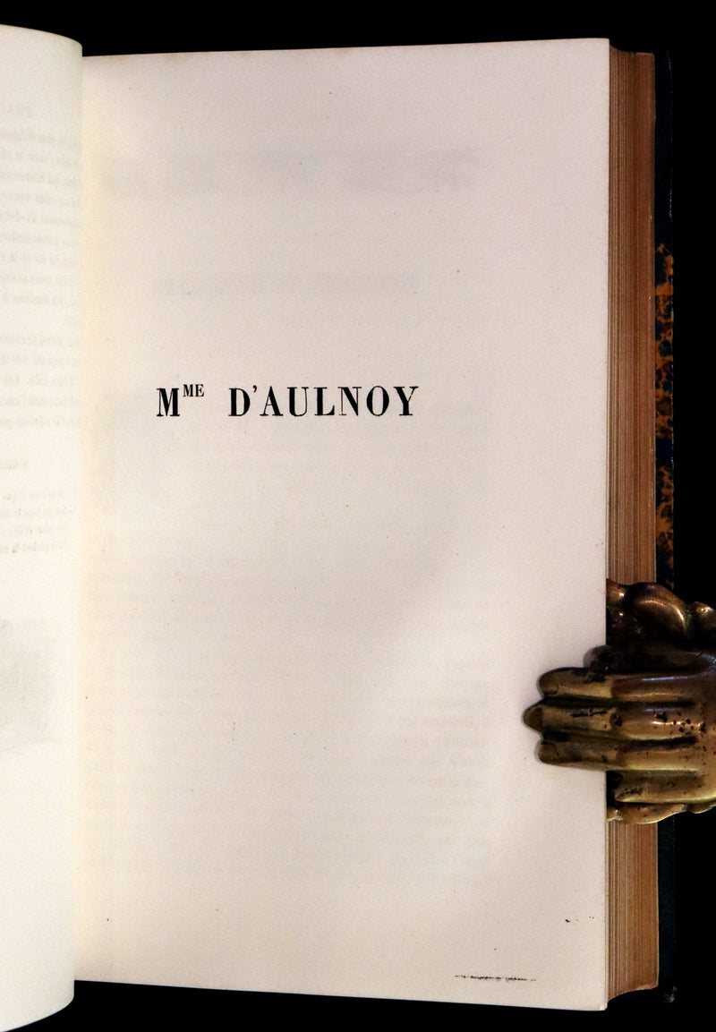 1870 Scarce French Book - Contes des Fees, Fairy Tales by Perrault, Mme d'Aulnoy, Hamilton, Mme Leprince de Beaumont.