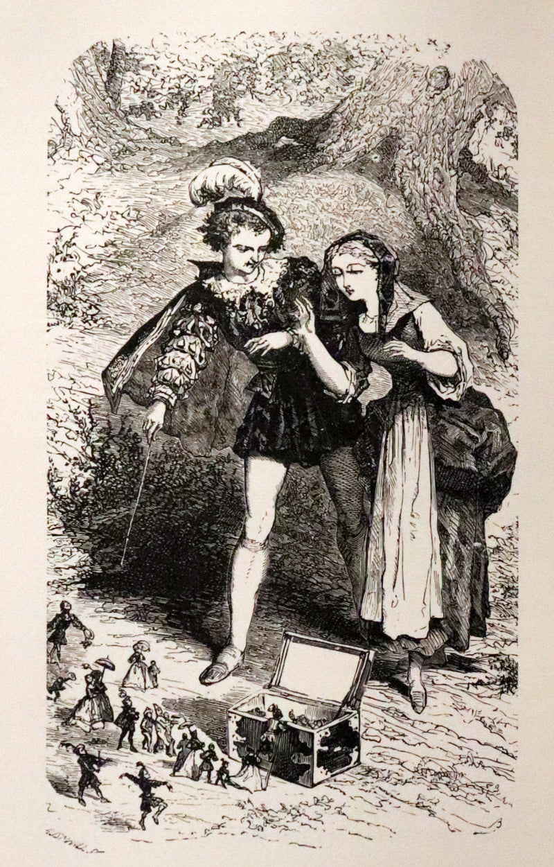 1870 Scarce French Book - Contes des Fees, Fairy Tales by Perrault, Mme d'Aulnoy, Hamilton, Mme Leprince de Beaumont.