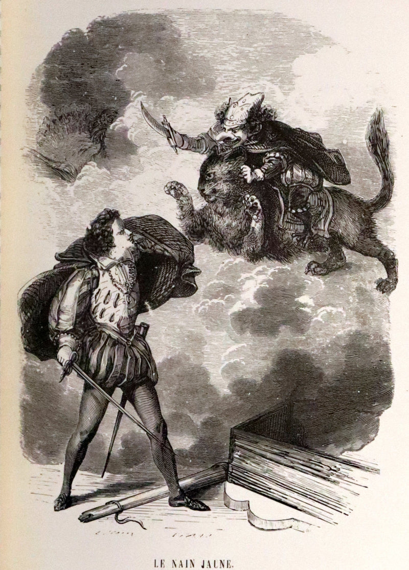 1870 Scarce French Book - Fairy Tales, Contes des Fees by Perrault, Mme d'Aulnoy, and others.