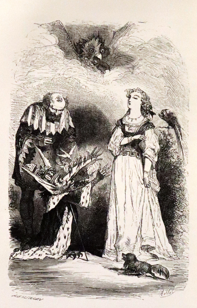 1870 Scarce French Book - Contes des Fees, Fairy Tales by Perrault, Mme d'Aulnoy, Hamilton, Mme Leprince de Beaumont.