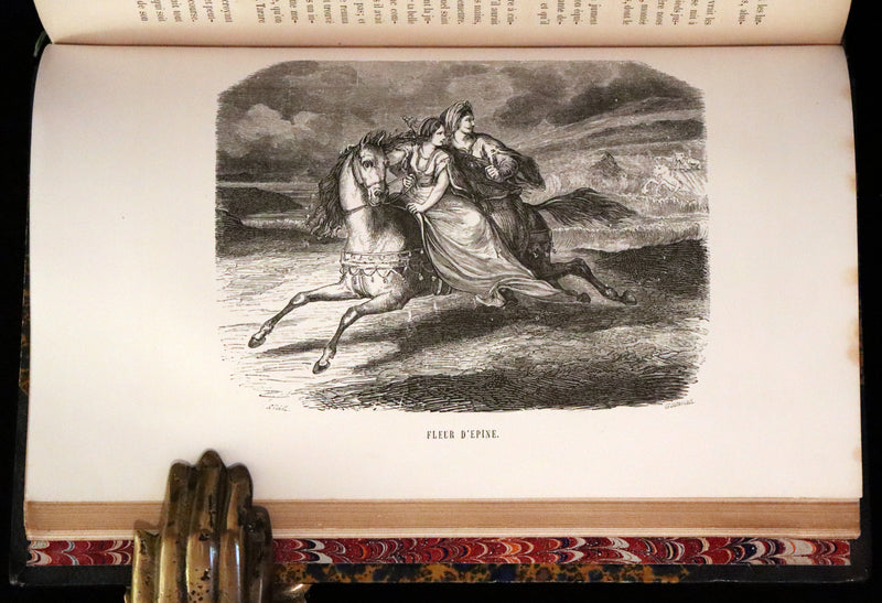 1870 Scarce French Book - Contes des Fees, Fairy Tales by Perrault, Mme d'Aulnoy, Hamilton, Mme Leprince de Beaumont.