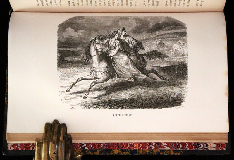 1870 Scarce French Book - Fairy Tales, Contes des Fees by Perrault, Mme d'Aulnoy, and others.