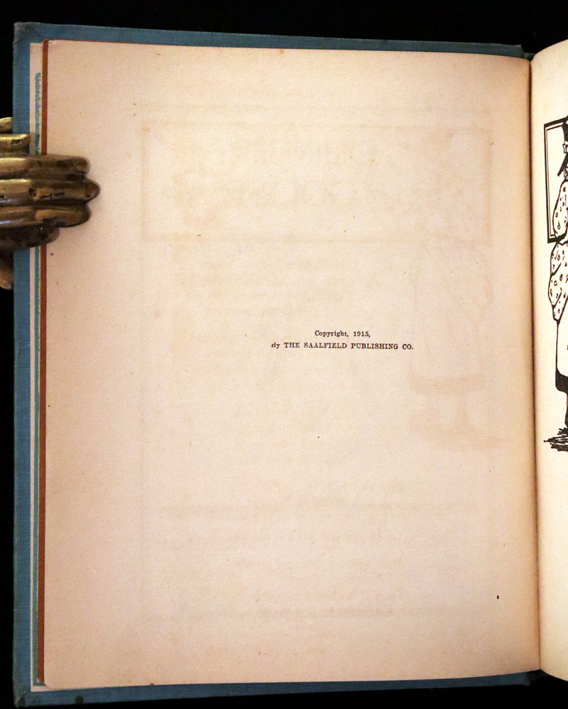 1915 Scarce First Edition - Complete Mother Goose Illustrated by H.B. Matthews and Buzz Ware.