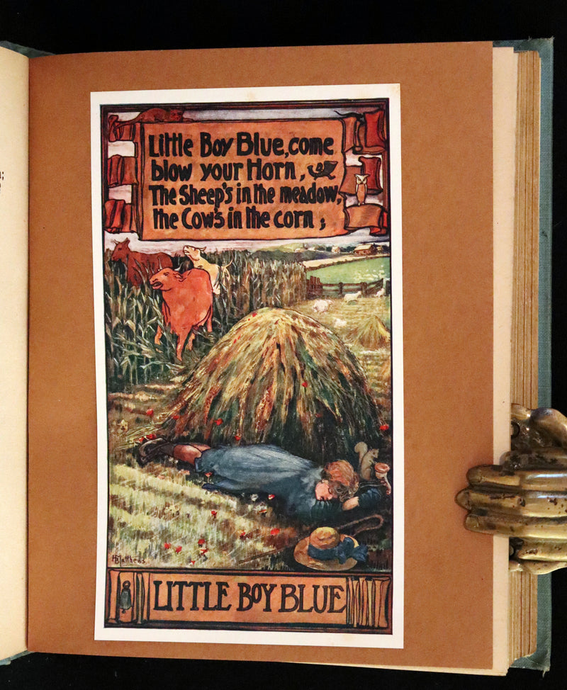 1915 Scarce First Edition - Complete Mother Goose Illustrated by H.B. Matthews and Buzz Ware.