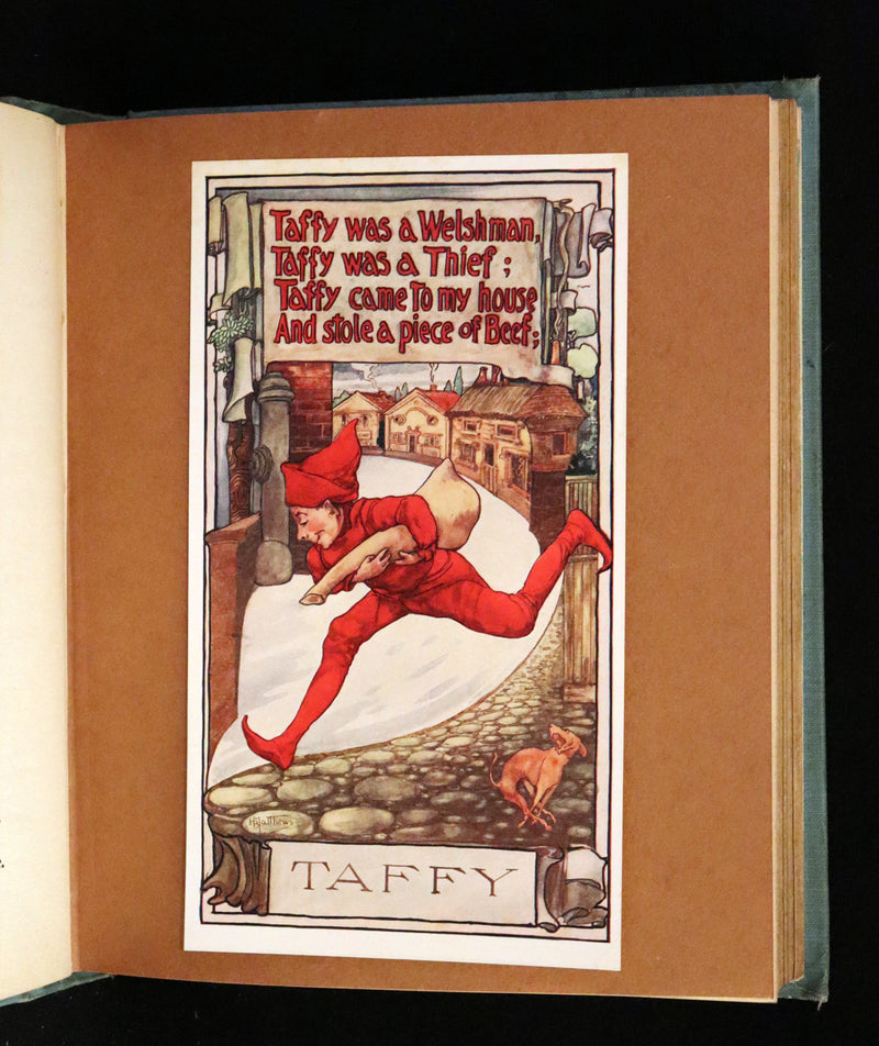 1915 Scarce First Edition - Complete Mother Goose Illustrated by H.B. Matthews and Buzz Ware.