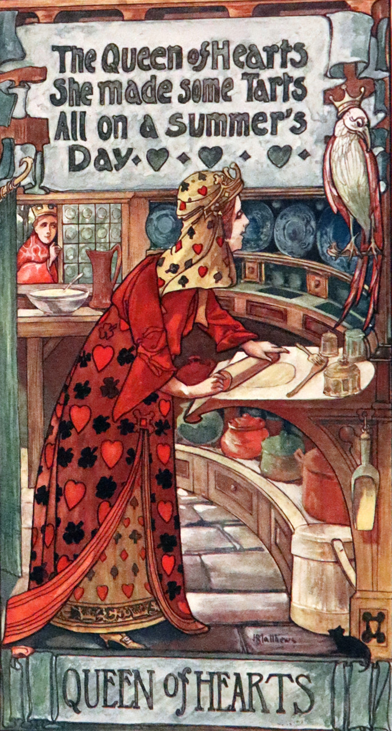 1915 Scarce First Edition - Complete Mother Goose Illustrated by H.B. Matthews and Buzz Ware.