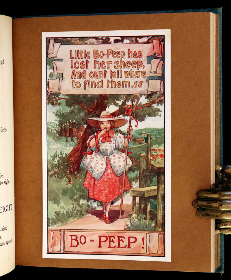 1915 Scarce First Edition - Complete Mother Goose Illustrated by H.B. Matthews and Buzz Ware.