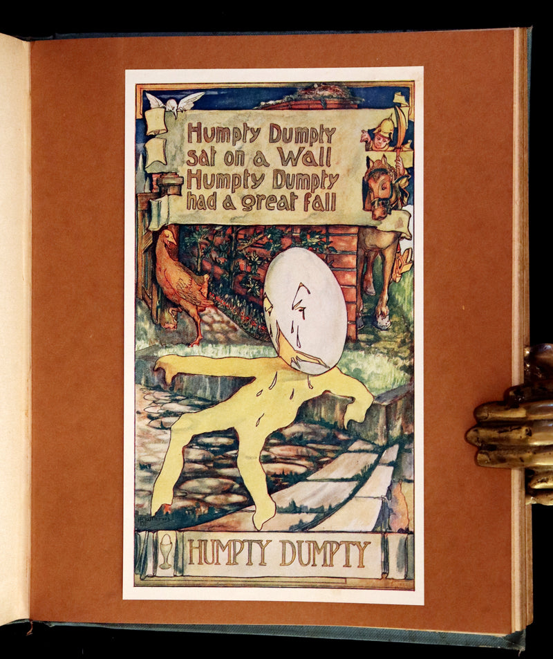 1915 Scarce First Edition - Complete Mother Goose Illustrated by H.B. Matthews and Buzz Ware.