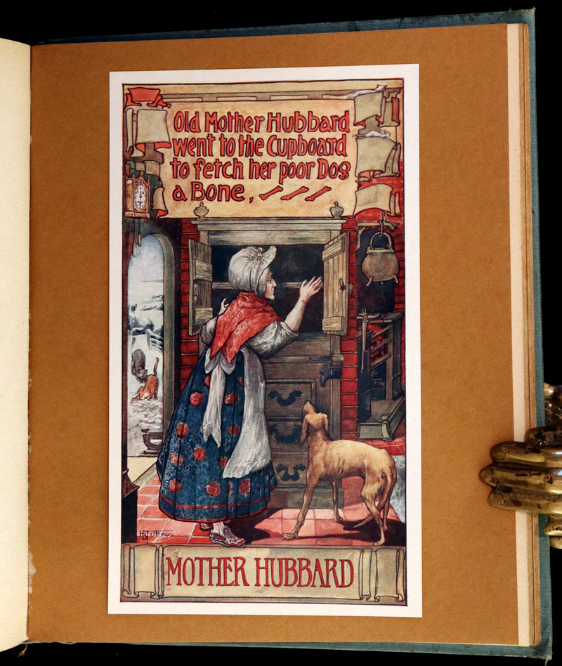 1915 Scarce First Edition - Complete Mother Goose Illustrated by H.B. Matthews and Buzz Ware.