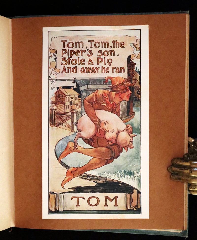 1915 Scarce First Edition - Complete Mother Goose Illustrated by H.B. Matthews and Buzz Ware.