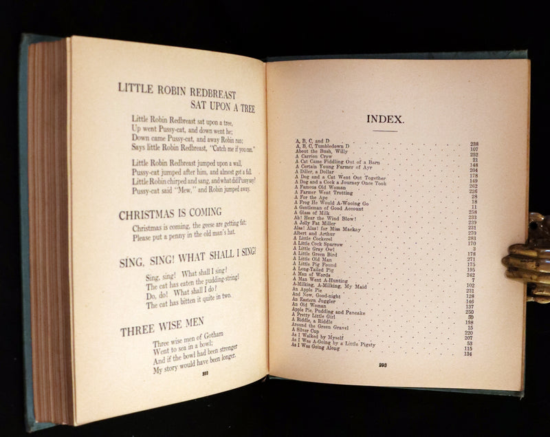 1915 Scarce First Edition - Complete Mother Goose Illustrated by H.B. Matthews and Buzz Ware.