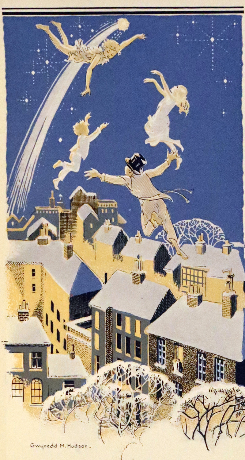 1931 Exquisite Book bound by P. Doyle - Peter Pan & Wendy. First Illustrated Edition by Gwynedd Hudson.