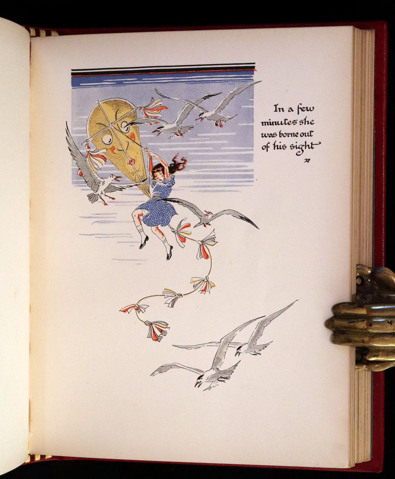 1931 Exquisite Book bound by P. Doyle - Peter Pan & Wendy. First Illustrated Edition by Gwynedd Hudson.