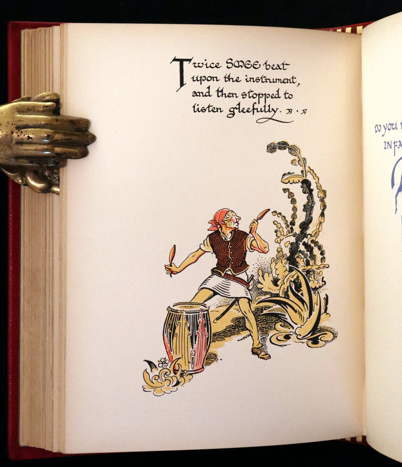 1931 Exquisite Book bound by P. Doyle - Peter Pan & Wendy. First Illustrated Edition by Gwynedd Hudson.