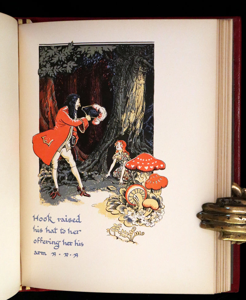1931 Exquisite Book bound by P. Doyle - Peter Pan & Wendy. First Illustrated Edition by Gwynedd Hudson.