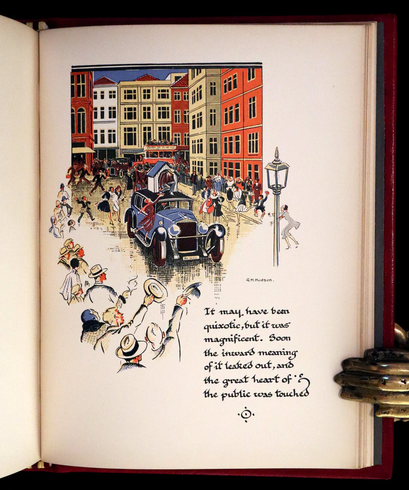 1931 Exquisite Book bound by P. Doyle - Peter Pan & Wendy. First Illustrated Edition by Gwynedd Hudson.