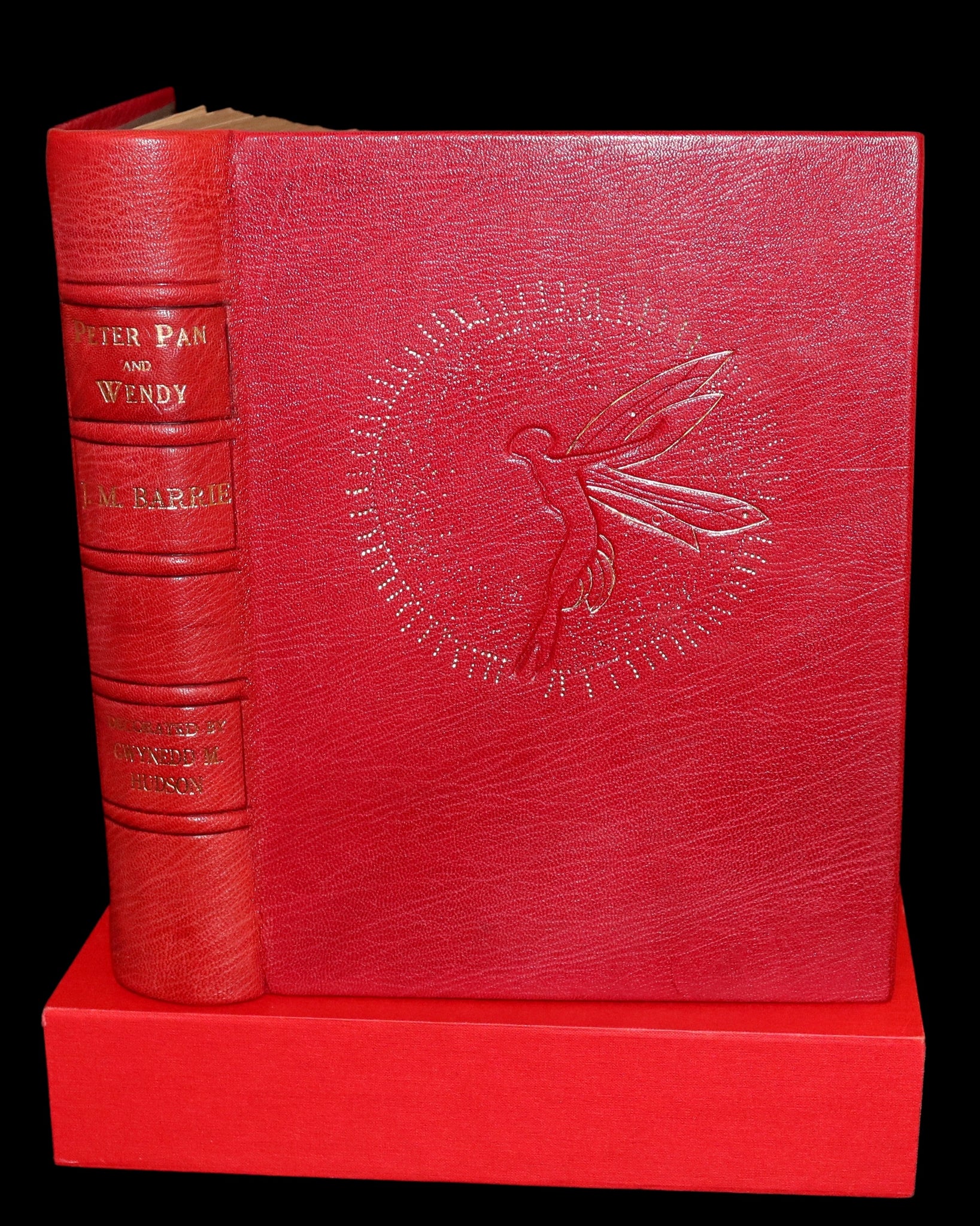 1931 Exquisite Book bound by P. Doyle - Peter Pan & Wendy. First Illustrated Edition by Gwynedd Hudson.