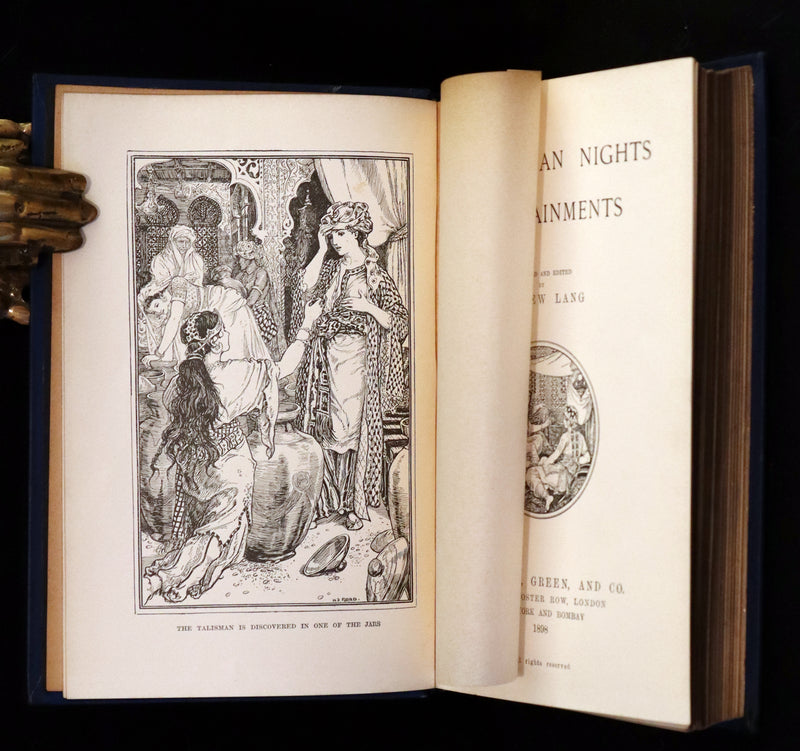 1898 First Edition - THE ARABIAN NIGHTS by Andrew Lang Illustrated by Henry Justice Ford.