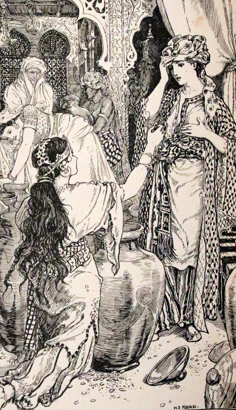 1898 First Edition - THE ARABIAN NIGHTS by Andrew Lang Illustrated by Henry Justice Ford.