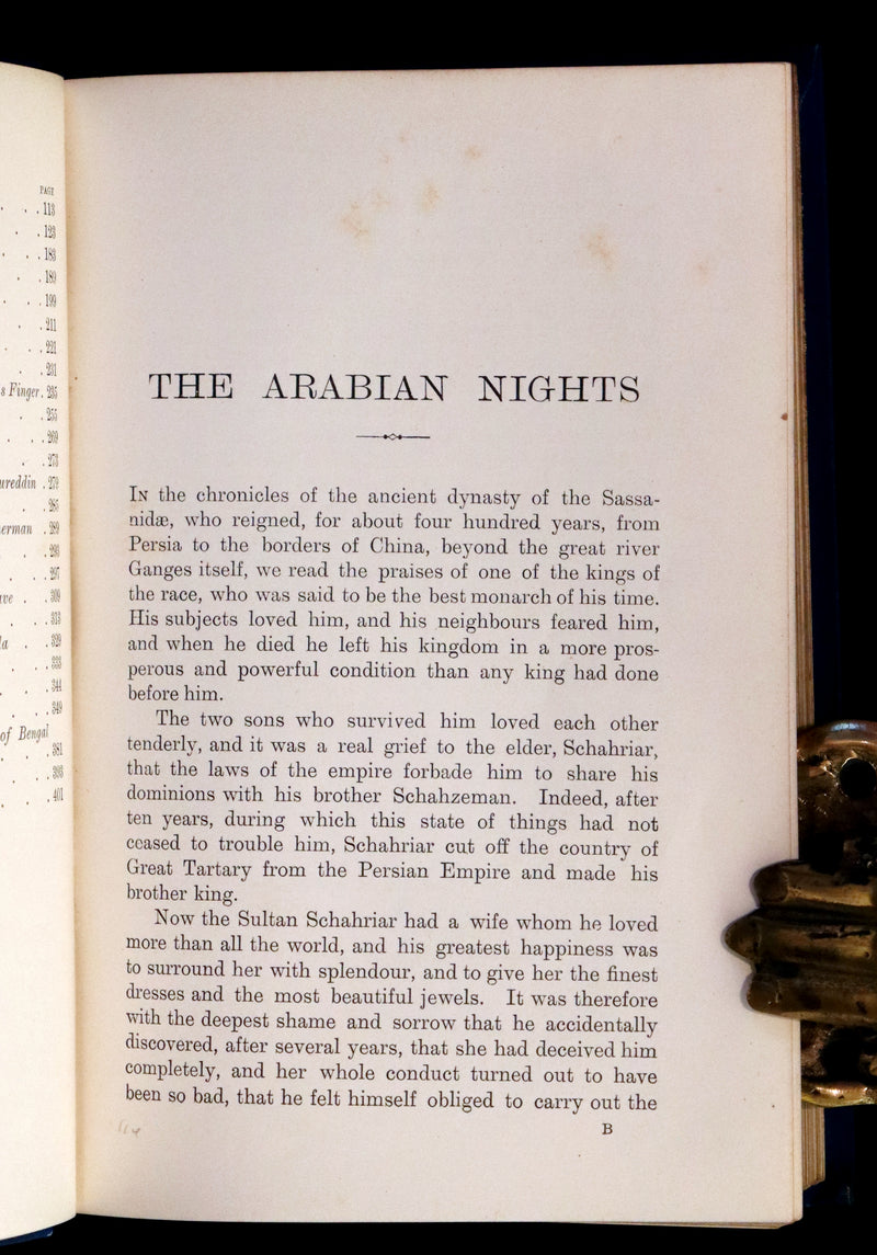 1898 First Edition - THE ARABIAN NIGHTS by Andrew Lang Illustrated by Henry Justice Ford.