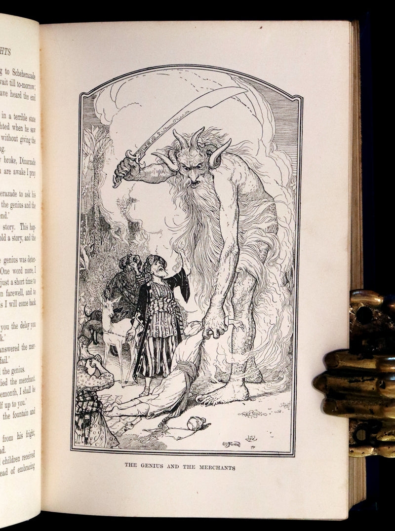 1898 First Edition - THE ARABIAN NIGHTS by Andrew Lang Illustrated by Henry Justice Ford.