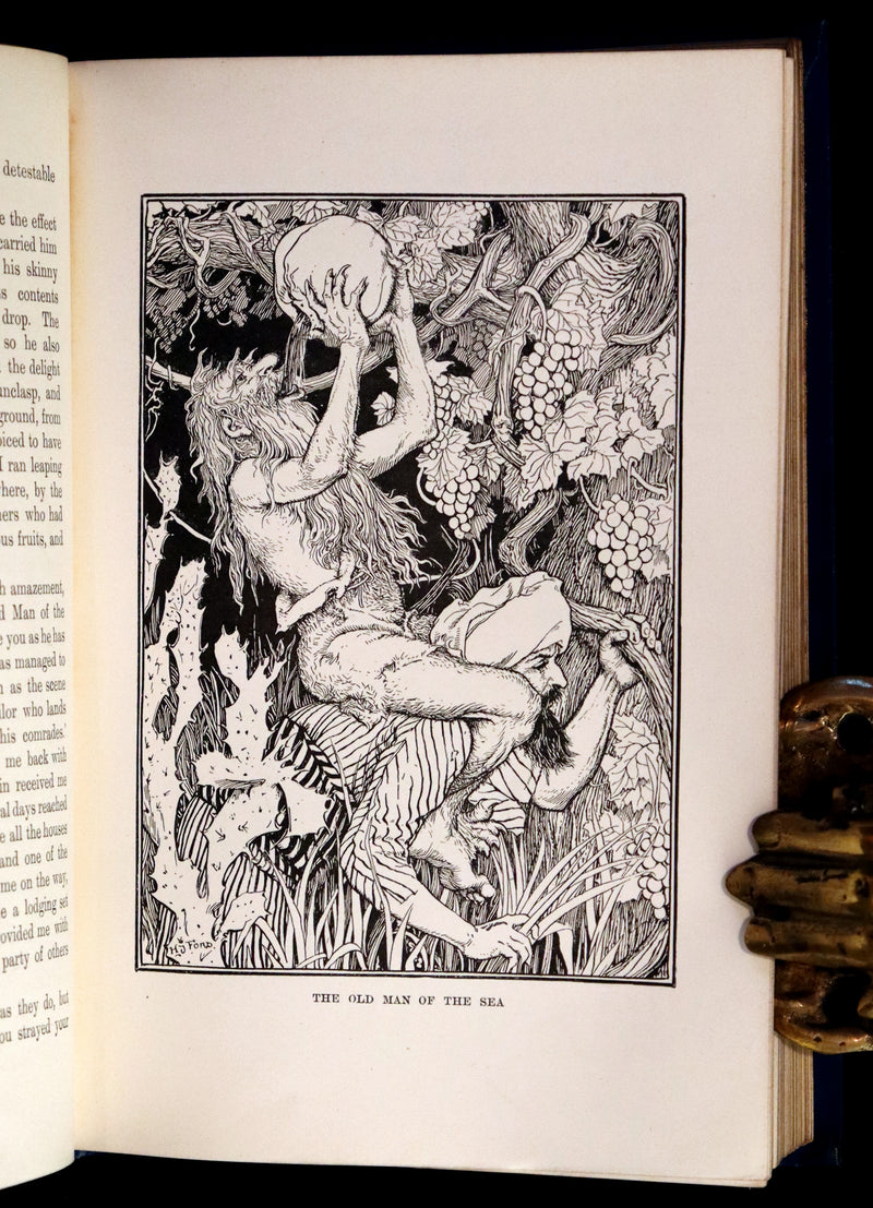 1898 First Edition - THE ARABIAN NIGHTS by Andrew Lang Illustrated by Henry Justice Ford.