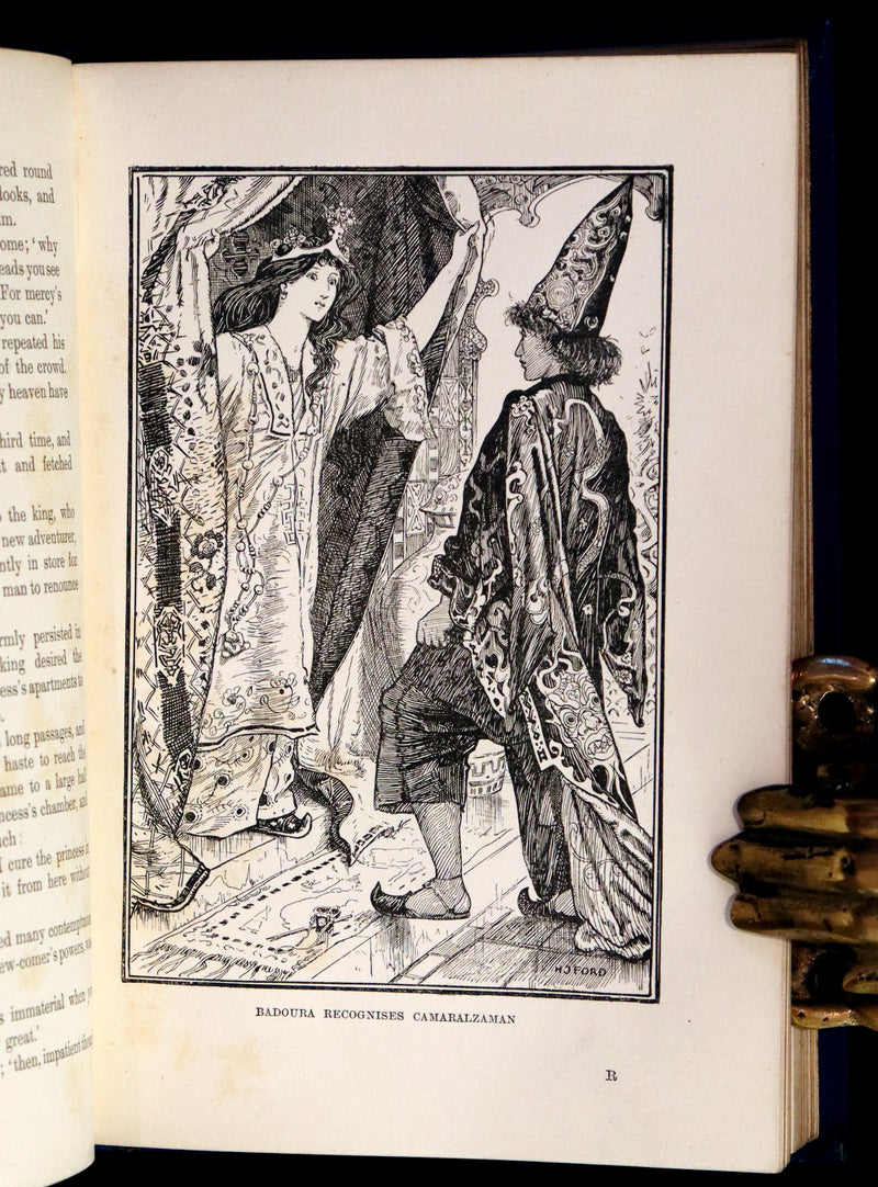1898 First Edition - THE ARABIAN NIGHTS by Andrew Lang Illustrated by Henry Justice Ford.