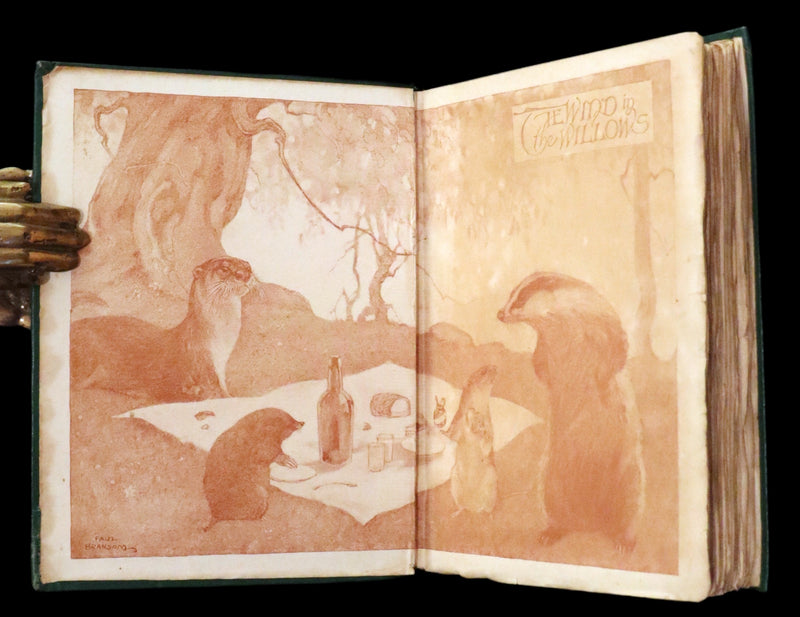 1913 First Edition illustrated by Paul BRANSOM - The WIND IN THE WILLOWS by K. Grahame.