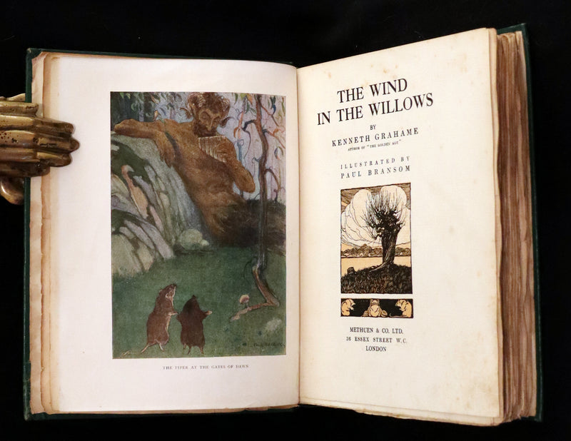 1913 First Edition illustrated by Paul BRANSOM - The WIND IN THE WILLOWS by K. Grahame.