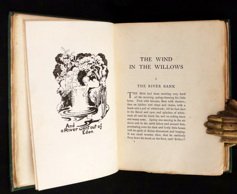 1913 First Edition illustrated by Paul BRANSOM - The WIND IN THE WILLOWS by K. Grahame.