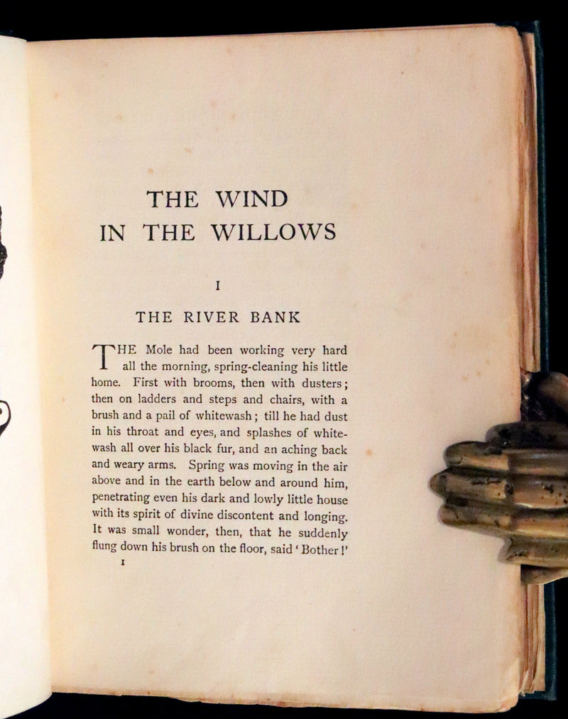 1913 First Edition illustrated by Paul BRANSOM - The WIND IN THE WILLOWS by K. Grahame.