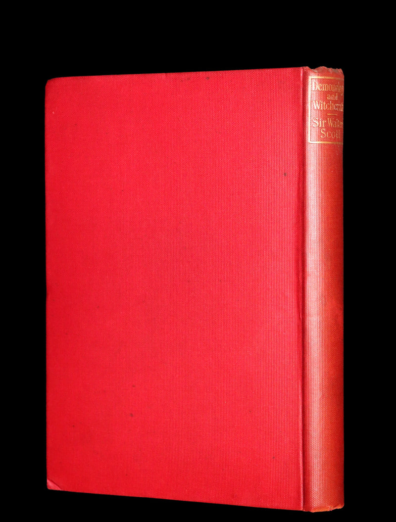 1898 Rare Edition - Letters on Demonology and Witchcraft - WITCHES & FAIRIES. Sir Walter Scott.