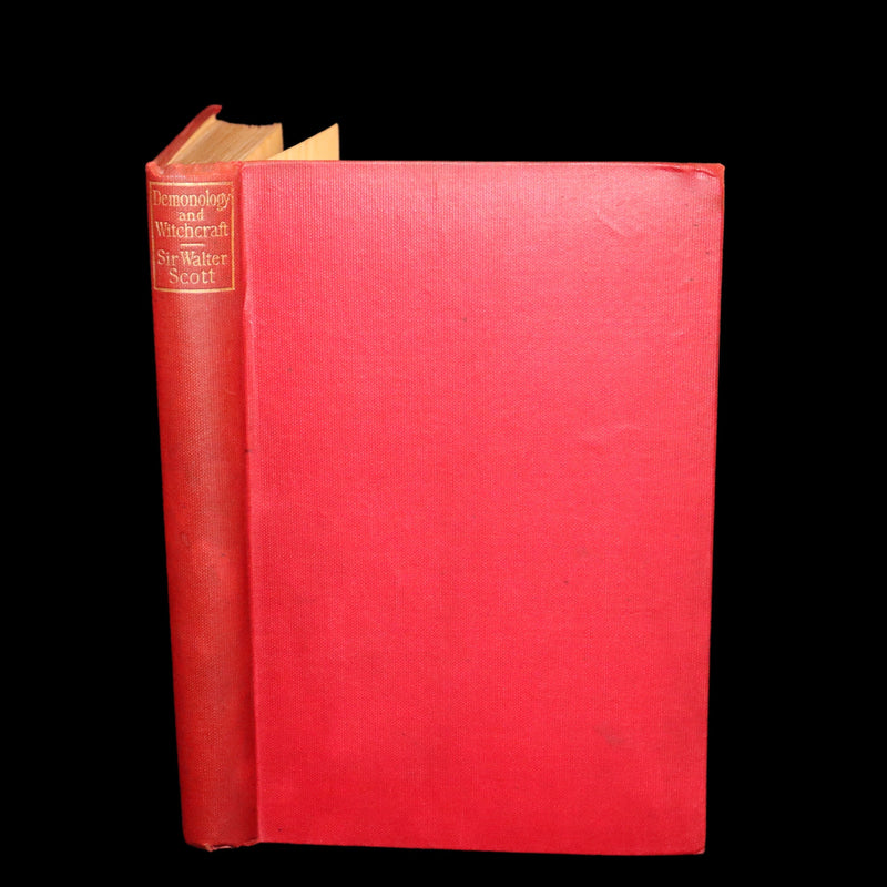 1898 Rare Edition - Letters on Demonology and Witchcraft - WITCHES & FAIRIES. Sir Walter Scott.
