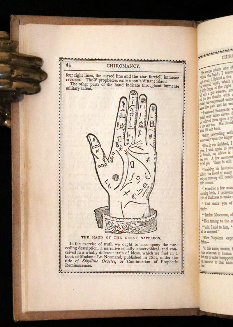 1900 Scarce Book - Fortune Telling by Cards: Weather Omens, The Oracle of Destiny, Chiromancy, Physiognomy.