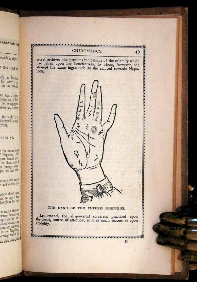 1900 Scarce Book - Fortune Telling by Cards: Weather Omens, The Oracle of Destiny, Chiromancy, Physiognomy.