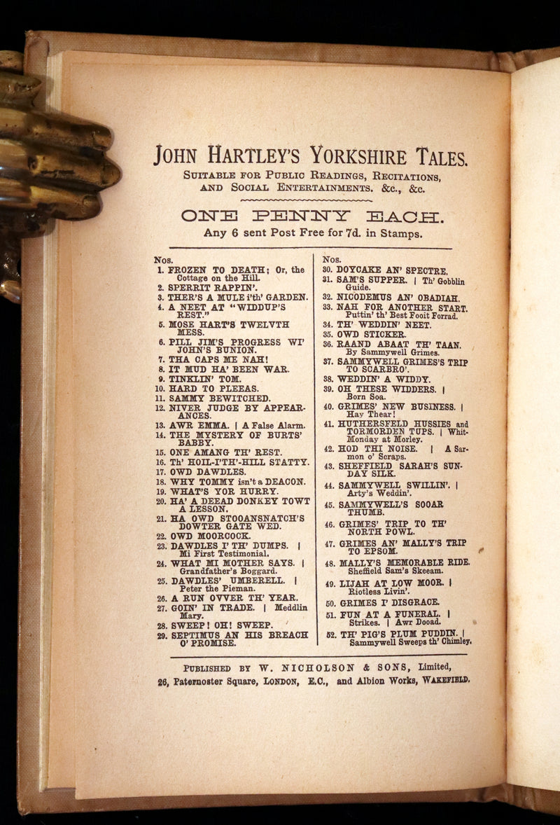 1900 Scarce Book - Fortune Telling by Cards: Weather Omens, The Oracle of Destiny, Chiromancy, Physiognomy.