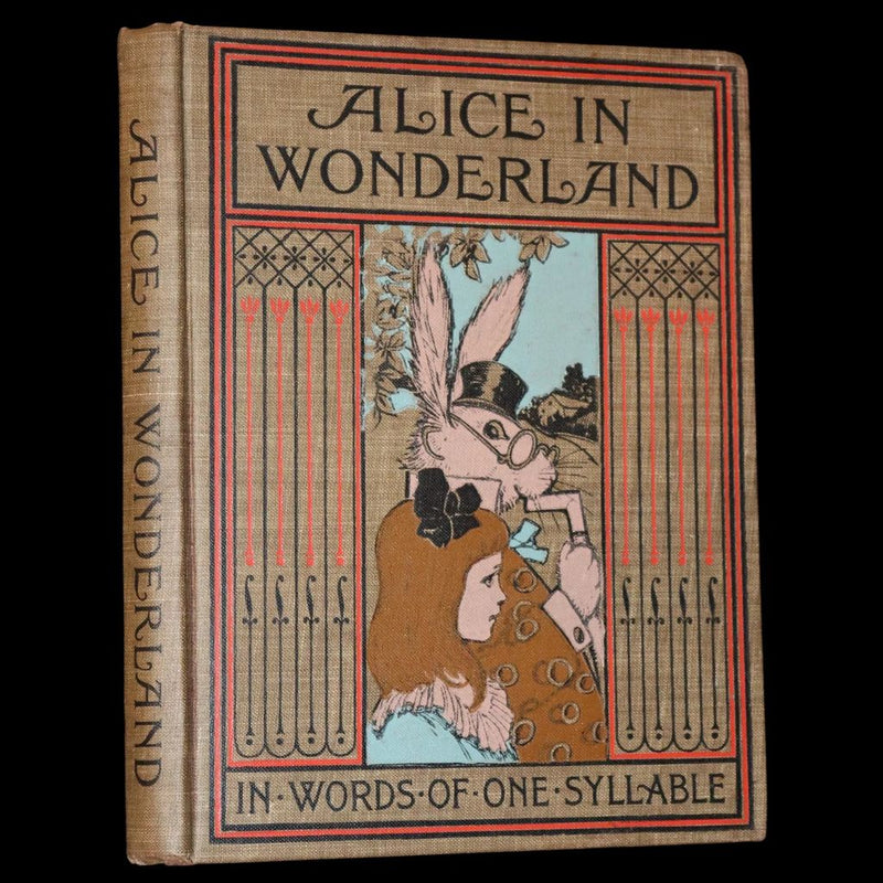 1905 Rare First Edition in Words of One Syllable - Alice's Adventures in Wonderland. Retold by Mrs. J. C. Gorham