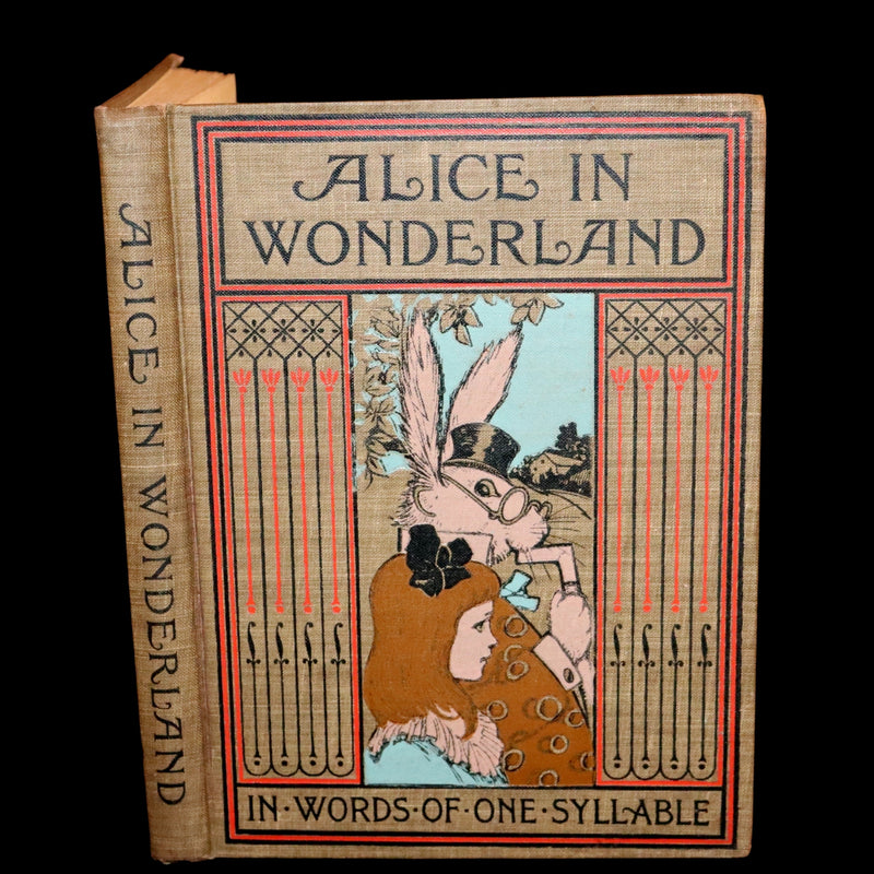 1905 Rare First Edition in Words of One Syllable - Alice's Adventures in Wonderland. Retold by Mrs. J. C. Gorham
