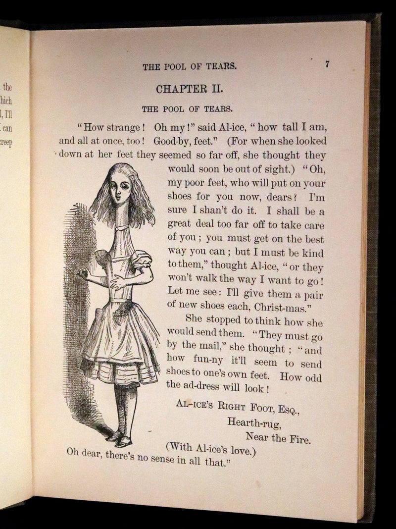 1905 Rare First Edition in Words of One Syllable - Alice's Adventures in Wonderland. Retold by Mrs. J. C. Gorham