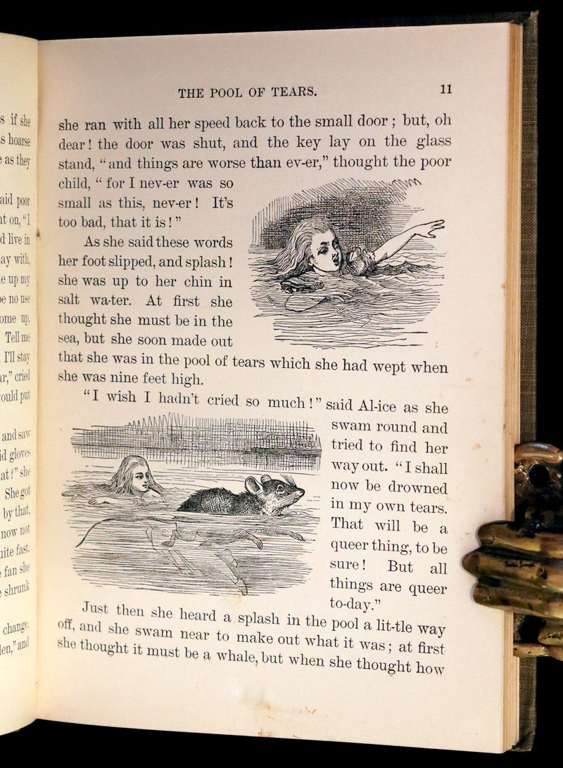 1905 Rare First Edition in Words of One Syllable - Alice's Adventures in Wonderland. Retold by Mrs. J. C. Gorham