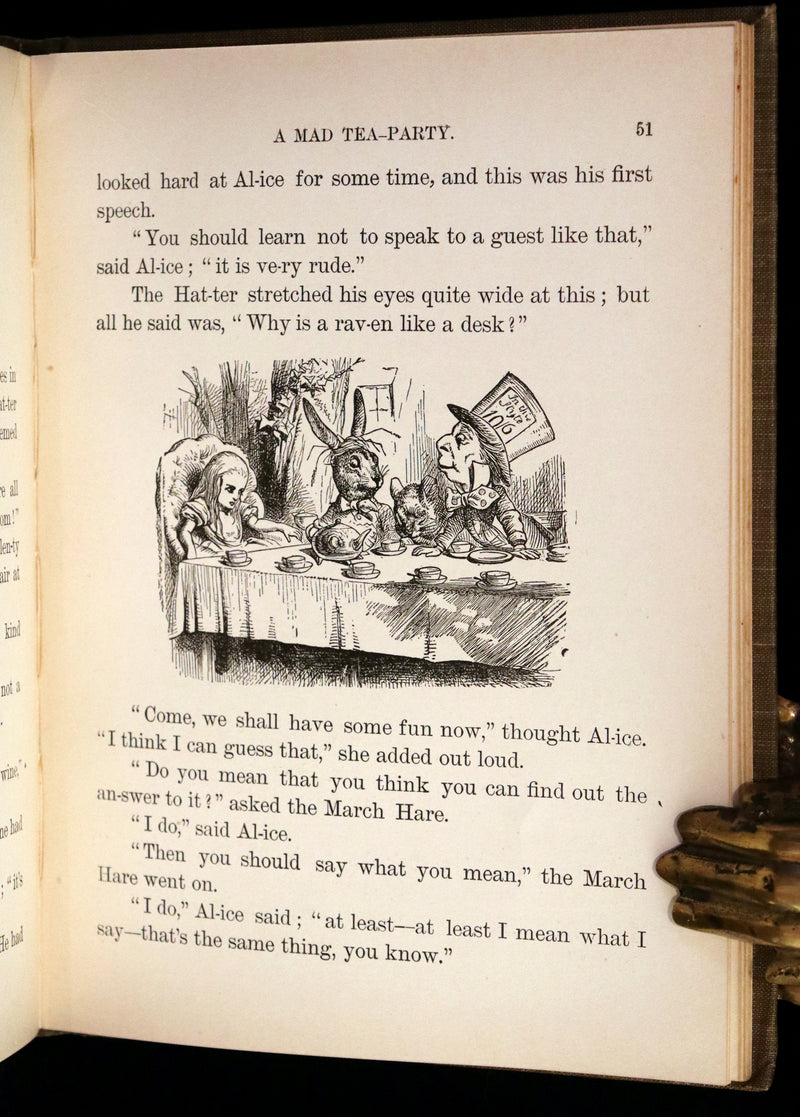 1905 Rare First Edition in Words of One Syllable - Alice's Adventures in Wonderland. Retold by Mrs. J. C. Gorham