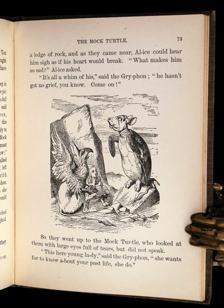1905 Rare First Edition in Words of One Syllable - Alice's Adventures in Wonderland. Retold by Mrs. J. C. Gorham