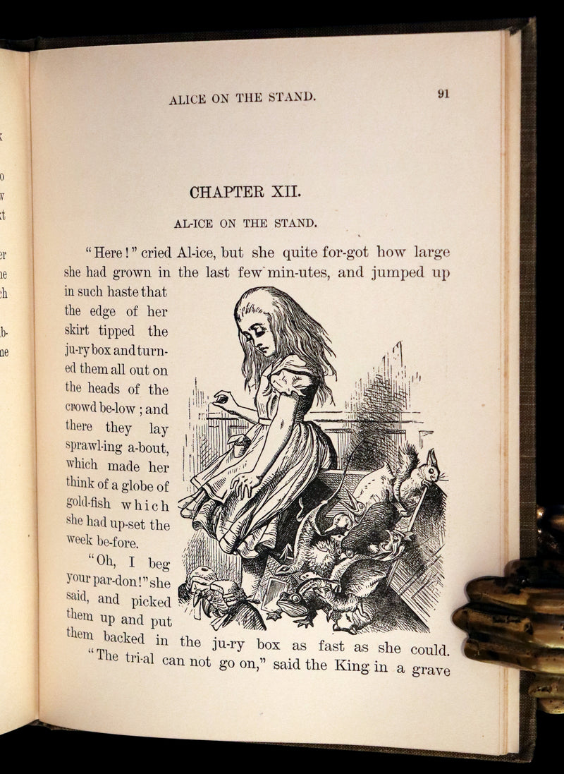 1905 Rare First Edition in Words of One Syllable - Alice's Adventures in Wonderland. Retold by Mrs. J. C. Gorham