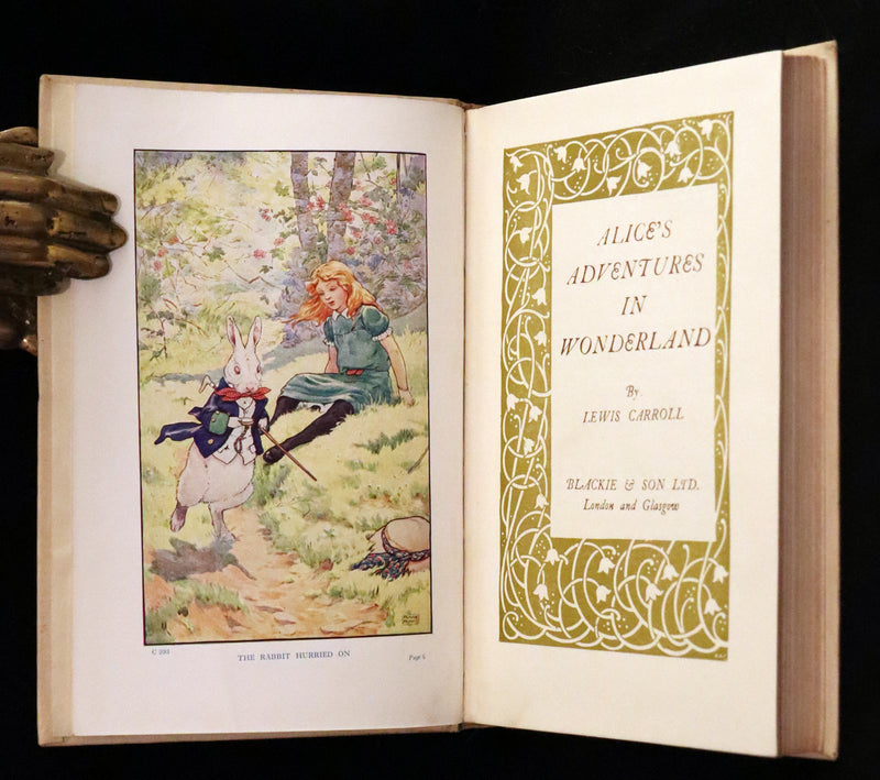 1920 Scarce Edition - Alice's Adventures in Wonderland Illustrated in color by Frank Adams.