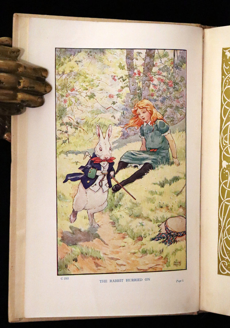 1920 Scarce Edition - Alice's Adventures in Wonderland Illustrated in color by Frank Adams.