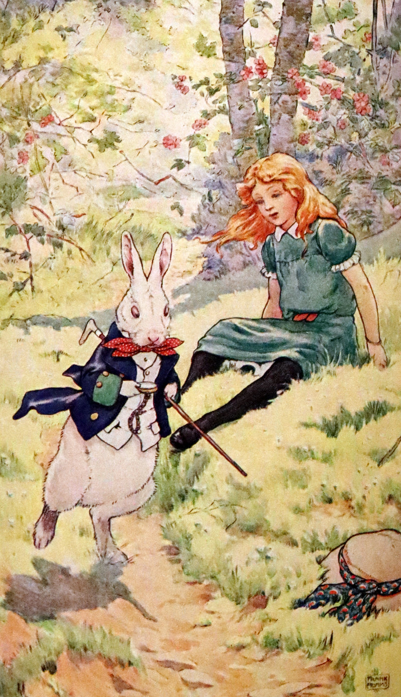 1920 Scarce Edition - Alice's Adventures in Wonderland Illustrated in color by Frank Adams.