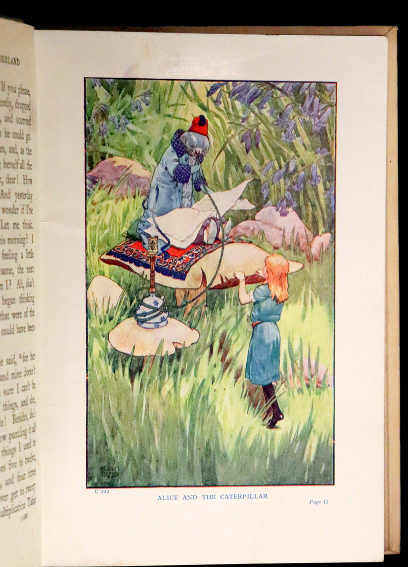 1920 Scarce Edition - Alice's Adventures in Wonderland Illustrated in color by Frank Adams.